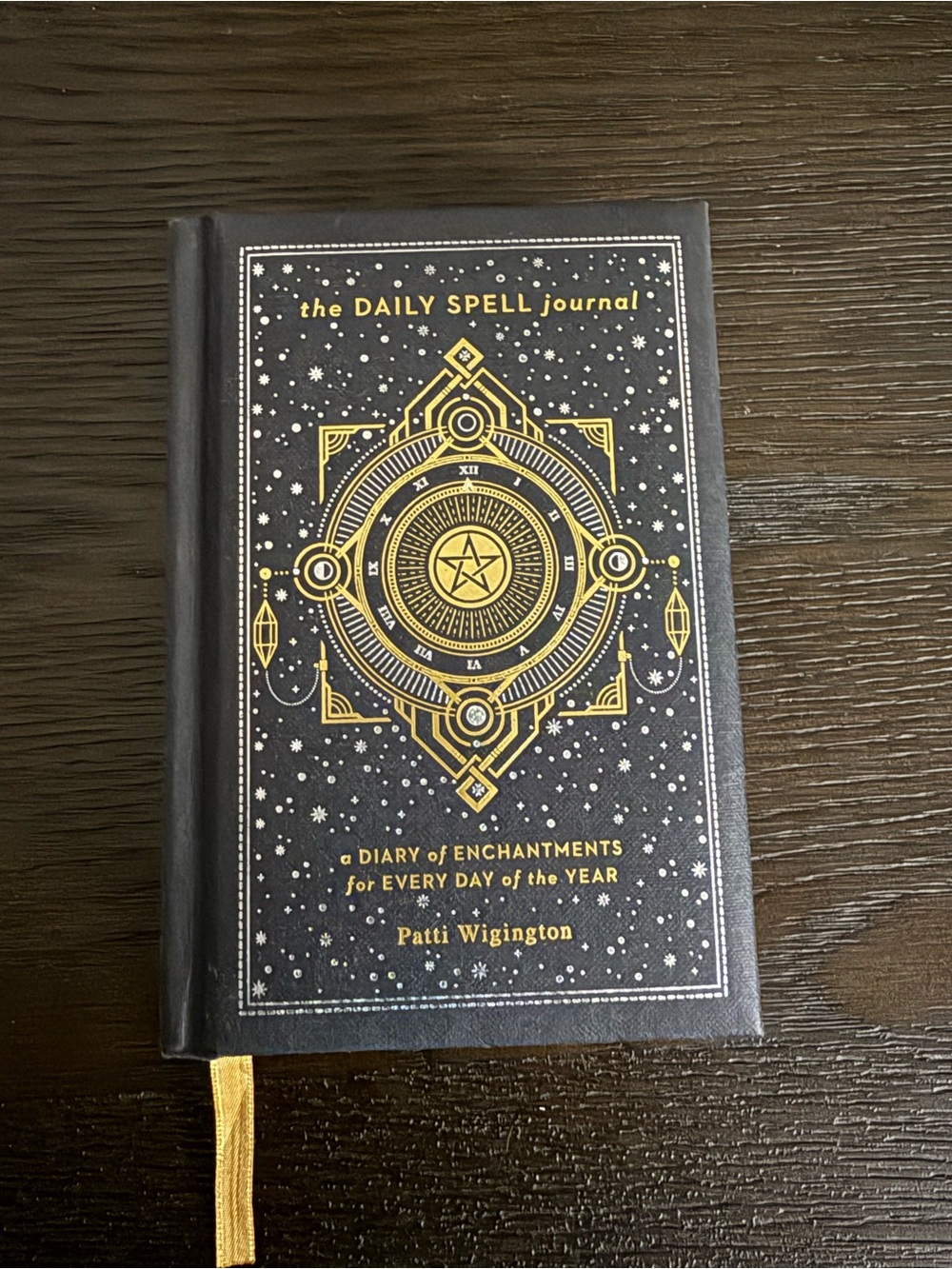 The Daily Spell Journal - Black & Gold Hardcover Journal